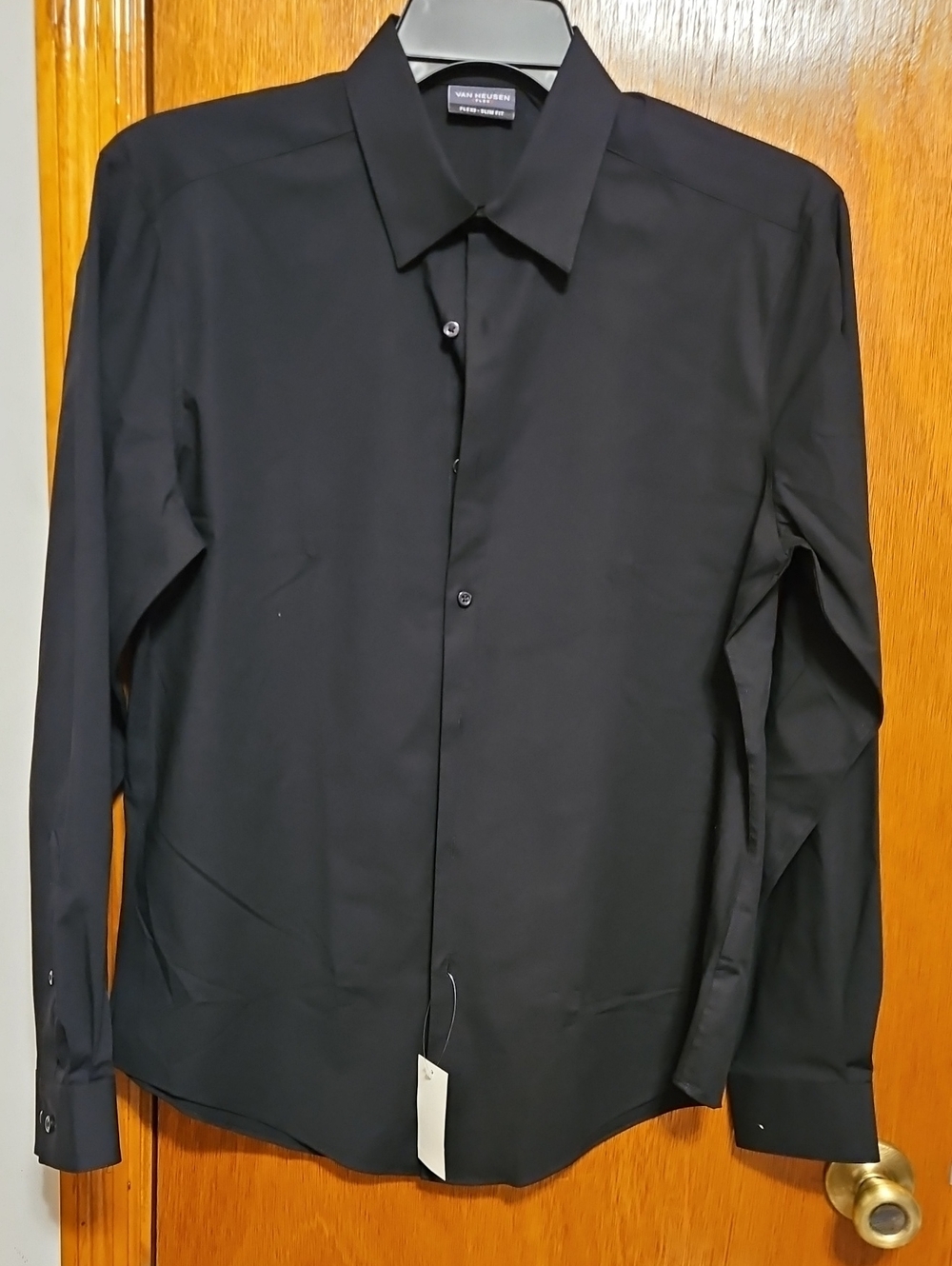 Van Heusen Men’s Black Dress Shirt Jacket
